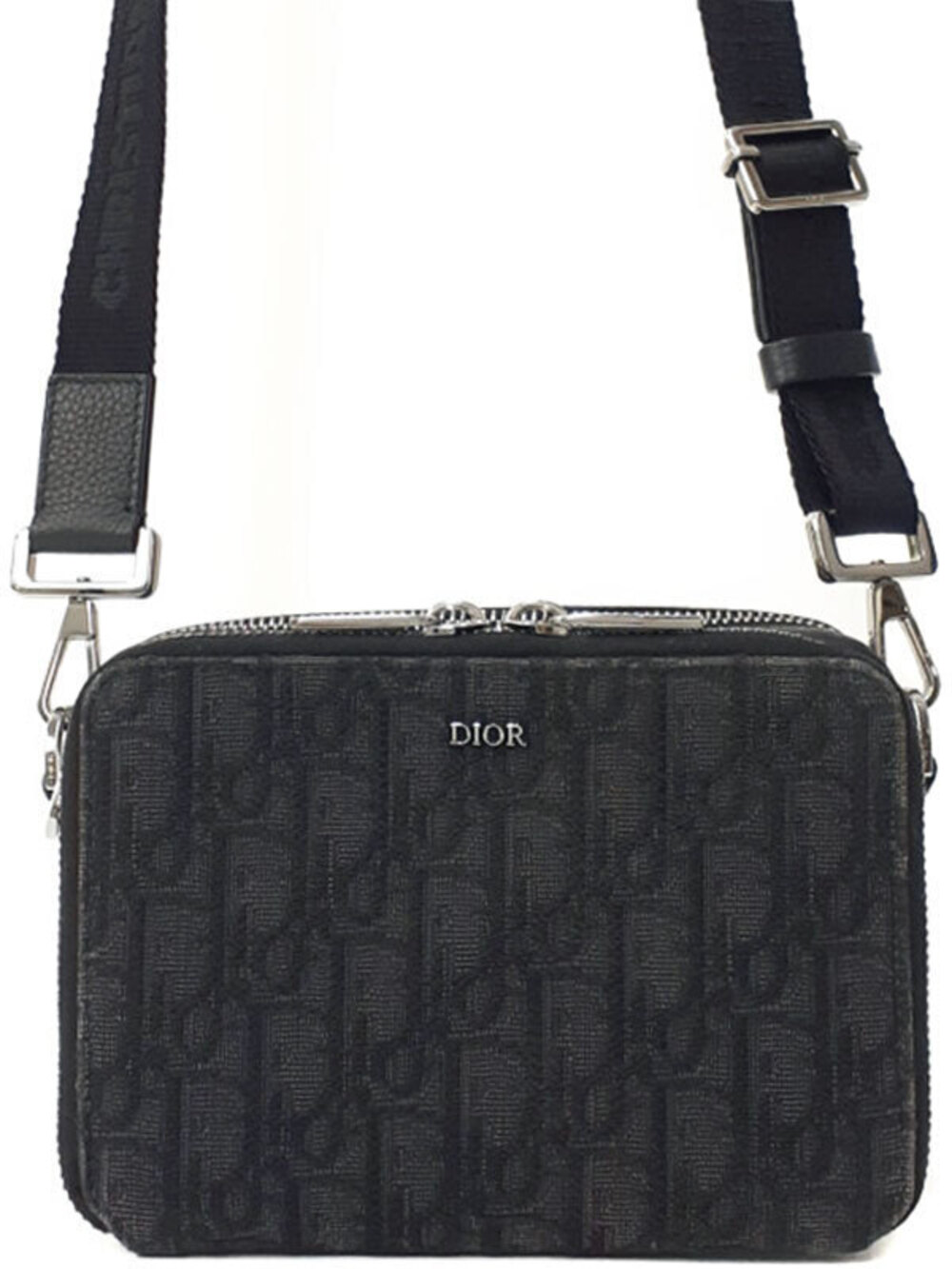 Christian Dior Oblique Pouch Clutch Shoulder Bag